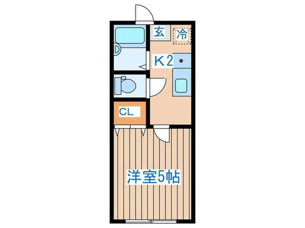 メゾンドブーローの物件間取画像